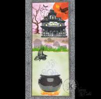 Witch's Brew Halloween card - Kitchen Sink Stamps