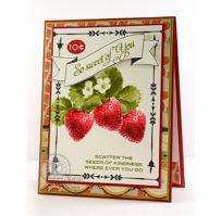 Sweet Strawberries Seed Packet Card - Kitchen Sink Stamps