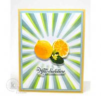 Lemons Hello Sunshine Card - Kitchen Sink Stamps