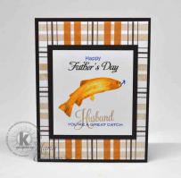 Golden Trout Father's Day Card - Kitchen Sink Stamps