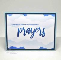 Prayers in the Clouds Card - Kitchen Sink Stamps