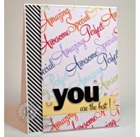You Are the Best Card - Kitchen Sink Stamps