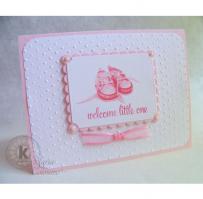 Welcome Little One Baby Card - Kitchen Sink Stamps