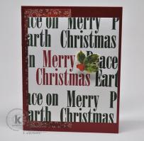 Big Merry Christmas Greeting card from Kitchen Sink Stamps