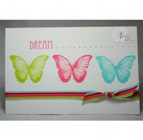 Butterfly Trio Dream Card - Kitchen Sink Stamps