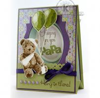Get Well Praying for You Card - Kitchen Sink Stamps