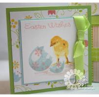 Hey Chick Easter Wishes Card - Kitchen Sink Stamps