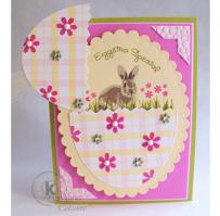 Bunny Surprise Easter Egg Card - Kitchen Sink Stamps