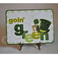 Going Green with Leprechaun Hat St. Patrick's Day Card - Kitchen Sink Stamps