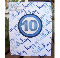 Your Are 10 Birthday Card - Kitchen Sink Stamps