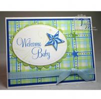 Welcome Baby Card - Kitchen Sink Stamps