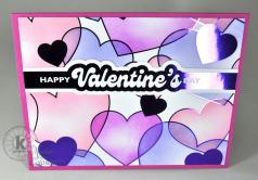 Hearts Valentine from Kitchen Sink Stamps