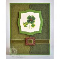 Shamrocks and Clover St. Patrick's Day Card - Kitchen Sink Stamps