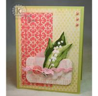 Lily of the Valley Thank You Card - Kitchen Sink Stamps
