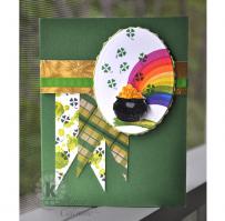 St Patrick's Lucky Pot of Gold - Kitchen Sink Stamps