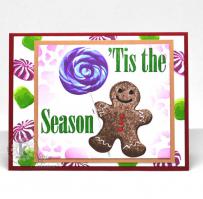 Gingerbread Candy Card from Kitchen Sink Stamps