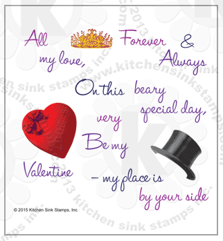valentine heart box top hat rubberstamps clear stamps for teddy bear