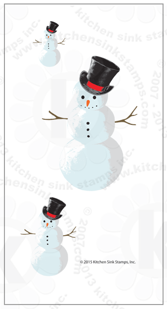 snowmen rubberstamps clear stamps snow