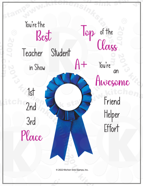 Top of the Class rubberstamps clear stamps