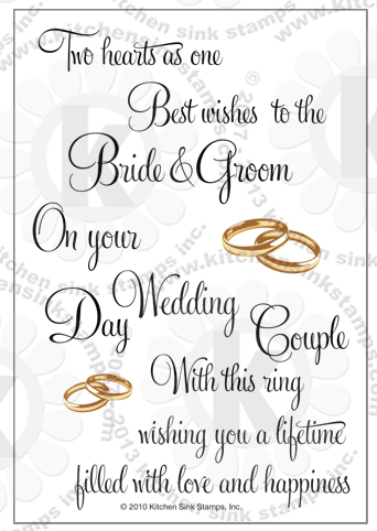 wedding rings rubberstamps clear stamps