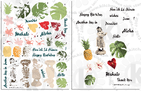Aloha clear stamps hawaii rubber stamps clearstamps