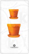 Clay Flower Pots rubberstamps clear stamps