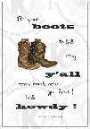 Cowboy boots clear stamp Multi Step layer Kitchen Sink Stamps