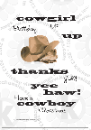 cowboy hat rubberstamps clear stamps