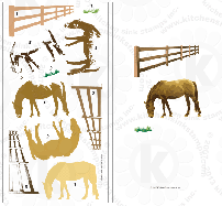grazing horse clear stamps rubber stamp clearstamps