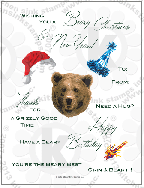 grizzly bear rubberstamps clear stamps