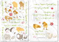 Baby Chick clear stamps chicks rubber stamps clearstamps