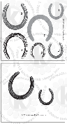 Lucky Horseshoe clear stamps rubber stamp clearstamps