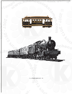 Steam Train and Cable Car rubberstamps clear stamps