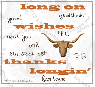 longhorn steer rubberstamps clear stamps