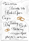 Wedding Rings Multi Step Stamped Images Clear Layer Kitchen Sink Stamps
