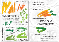 Peas and Carrots clear stamps clearstamps