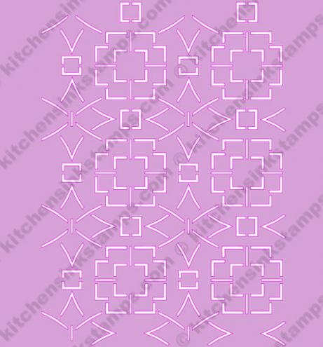 Geometric Lattice stencil SVG CUT file