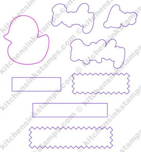svg cut file for just ducky stamp set