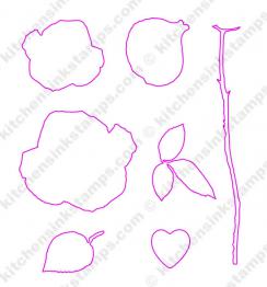 svg for hearts and roses stamp set