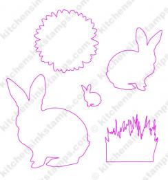 svg for honey bunny stamp set