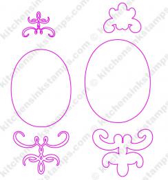 svg for mothers cameo stamp set