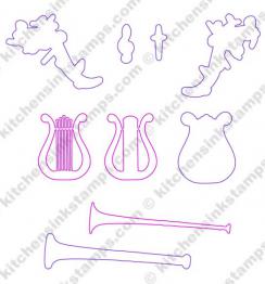 svg for Musical Things 4 Teddy stamp set