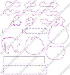 svg for Scaredy Cat stamp set