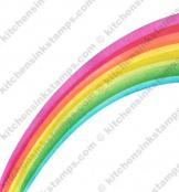 Layered Rainbow stencil SVG CUT file