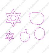 svg for hanukkah stamp set