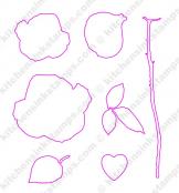 svg for hearts and roses stamp set