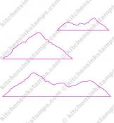 svg for alpine mountains stamp set