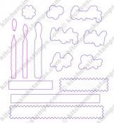 svg for candle wishes stamp set