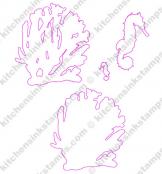 svg for Giant Coral and Seahorse stamp set