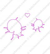 svg stamp outline for Ladybug Hugs stamp set
